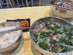 -吉林延边牛肉汤饭，大冷面