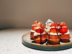 草莓忌廉华夫饼-BE BRIGHT KITCHEN(正佳广场店)