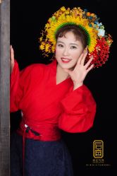 -后宫·古装汉服京剧儿童亲子全家福摄影