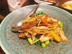 葱姜芥蓝羊腿肉-浙江安吉JW万豪酒店·万豪中餐厅