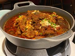 水煮牛肉-小河盐帮·私家菜·烤鸭(三元桥·霄云路店)