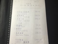账单-Acqua海蓝意大利餐厅