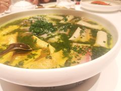 葱油东海鲳鱼拼鲜肉黑松露百叶包-玫瑰厅上海菜(兴国路店)