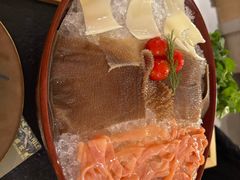 黄喉鸭肠毛肚三拼-山缓缓火锅(上海闵行龙湖店)