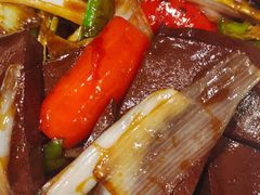 辣炒羊血-老牌坊鲁菜名店(美莲广场店)
