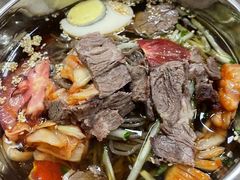 -吉林延边牛肉汤饭，大冷面