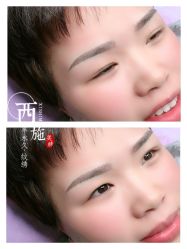 -西施无菌半永久纹绣眉眼影唇轻增发纹发际线
