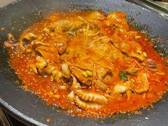 铁板章鱼五花肉-春熙台韩国料理·章鱼肥牛(西丽店)