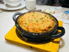 石板蒜蓉虾-小菜园新徽菜(扬州华润万象汇店)