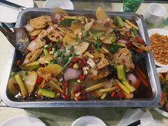 香辣烤钳鱼-万州烤鱼·干锅(九茹村店)