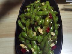 炝拌毛豆-马黑哥椒麻鸡(清江山水店)