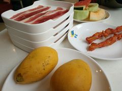 芒果-银鲨海鲜烤肉火锅自助餐厅(五星店)
