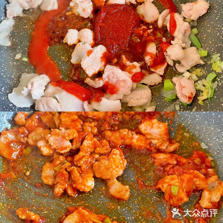 超下饭的辣白菜炒五花肉，好吃到流泪。