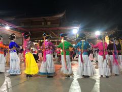 -摩梭传统篝火晚会