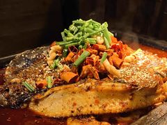 -探鱼·鲜青椒爽麻烤鱼(苏宁广场店)