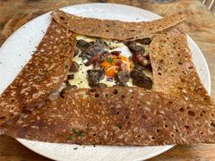 鸡蛋蘑菇熏肉荞麦可丽饼-RAC BAR(安福路店)