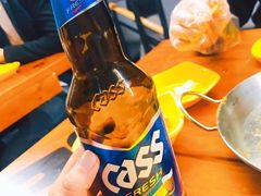 cass生扎啤-BHC炸鸡(明洞总店)