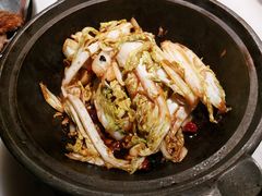 煲仔豆豉娃娃菜-绿茶餐厅(松江万达店)