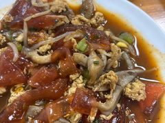 羊肉平菇炒凉皮-何记酿皮店(西流湾店)