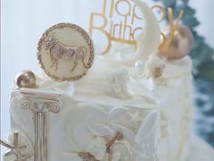 -咖咖熊蛋糕定制·英国蓝风车动物性淡奶油