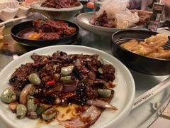 腊八蒜炒猪肝-95号酱骨·一块豆腐(展春园西路店)