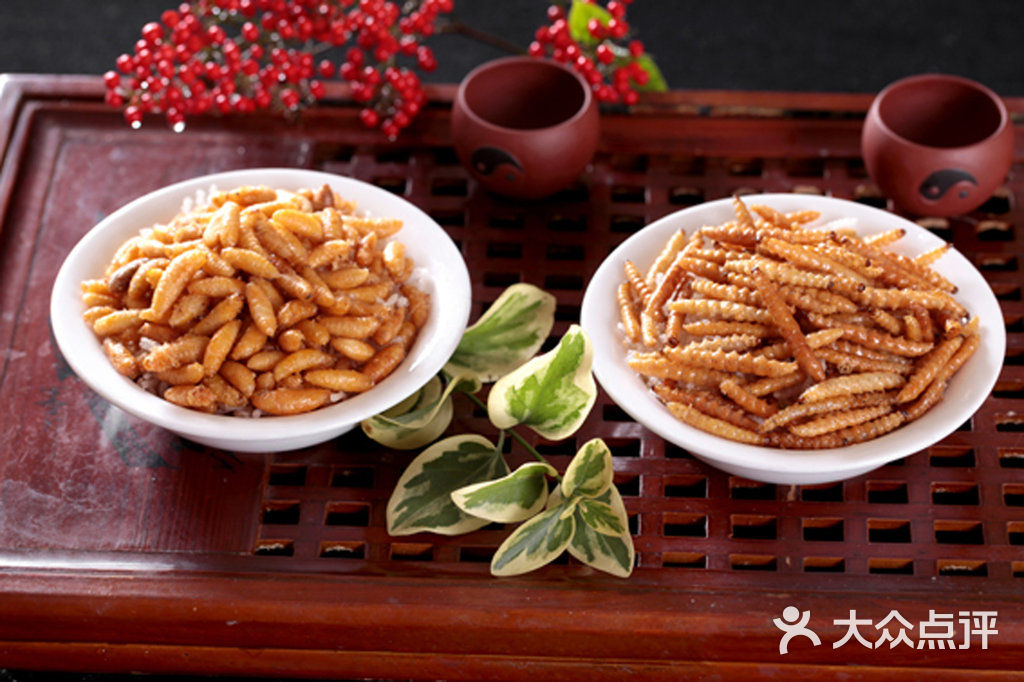 波尔菲特酒店富锦轩酒楼竹虫蜂蛹图片-北京川菜/家常菜-大众点评网
