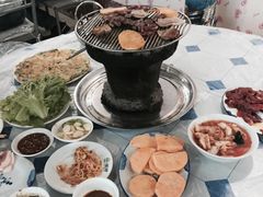 牛肉、五花肉、蔬菜饼-金达莱烧烤(黎明南街店)