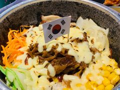 拉丝奶酪肥牛石锅拌饭-Meet Sun韩式大排档(五一广场7MALL店)