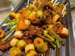 葱椒爆牛肉-绿茶餐厅(西单老佛爷店)