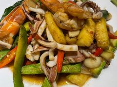 九层塔炒海鲜-全渔村小海鲜