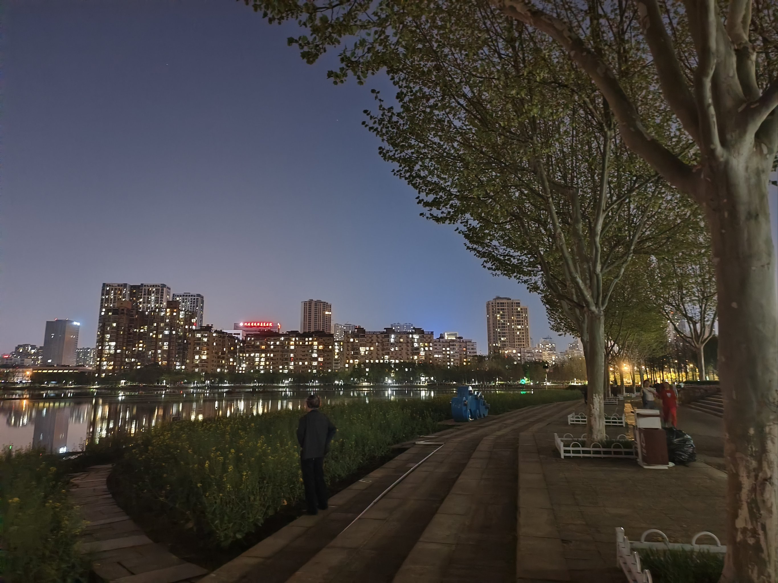 砀山东湖湾夜景图片