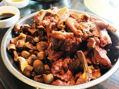 姬松茸煲白鸽（汤渣）-农汤老店(顺联公园里店)