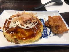 日式大阪烧配唐扬鸡块-吉野家(上海美罗城店)