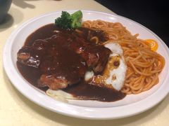 鸡扒意粉-龙记烧腊茶餐厅(常德路店)