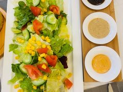 有机田园果蔬沙拉配油醋汁-花园饭店-西餐厅
