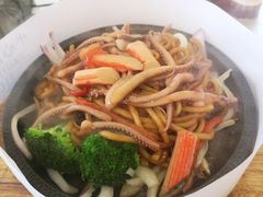 铁板海鲜炒面-长隆海洋王国-海洋大街餐厅