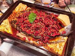 -探鱼·鲜青椒爽麻烤鱼(苏宁广场店)