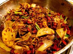 爆辣干锅鸭头-安诚居干锅鸭头(八角店)