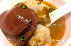 Sour Cabbage Duck Blood Noodles