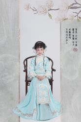 -后宫·古装汉服京剧儿童亲子全家福摄影