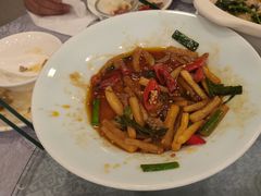酸萝卜炒双脆-阿甘酒家(桂青路店)
