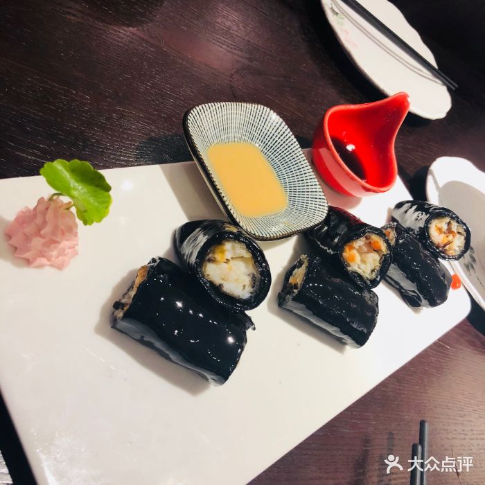 金牌鳕鱼脆皮黑米肠