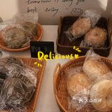 有💖的贝果面包