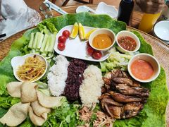 -沐毫傣泐云南菜孔雀宴•手抓饭傣味烧烤(曼听店)