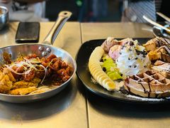 水果华夫饼-MI WU FACTORY米屋美食工厂餐厅(绿地店)