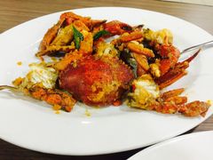 咸蛋黄螃蟹-兴旺海鲜砂煲王