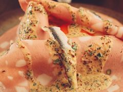 烤华夫饼配白凤尾鱼-BOR Eatery(安福路店)