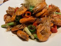 传统油爆虾-杭州西子湖四季酒店·金沙厅