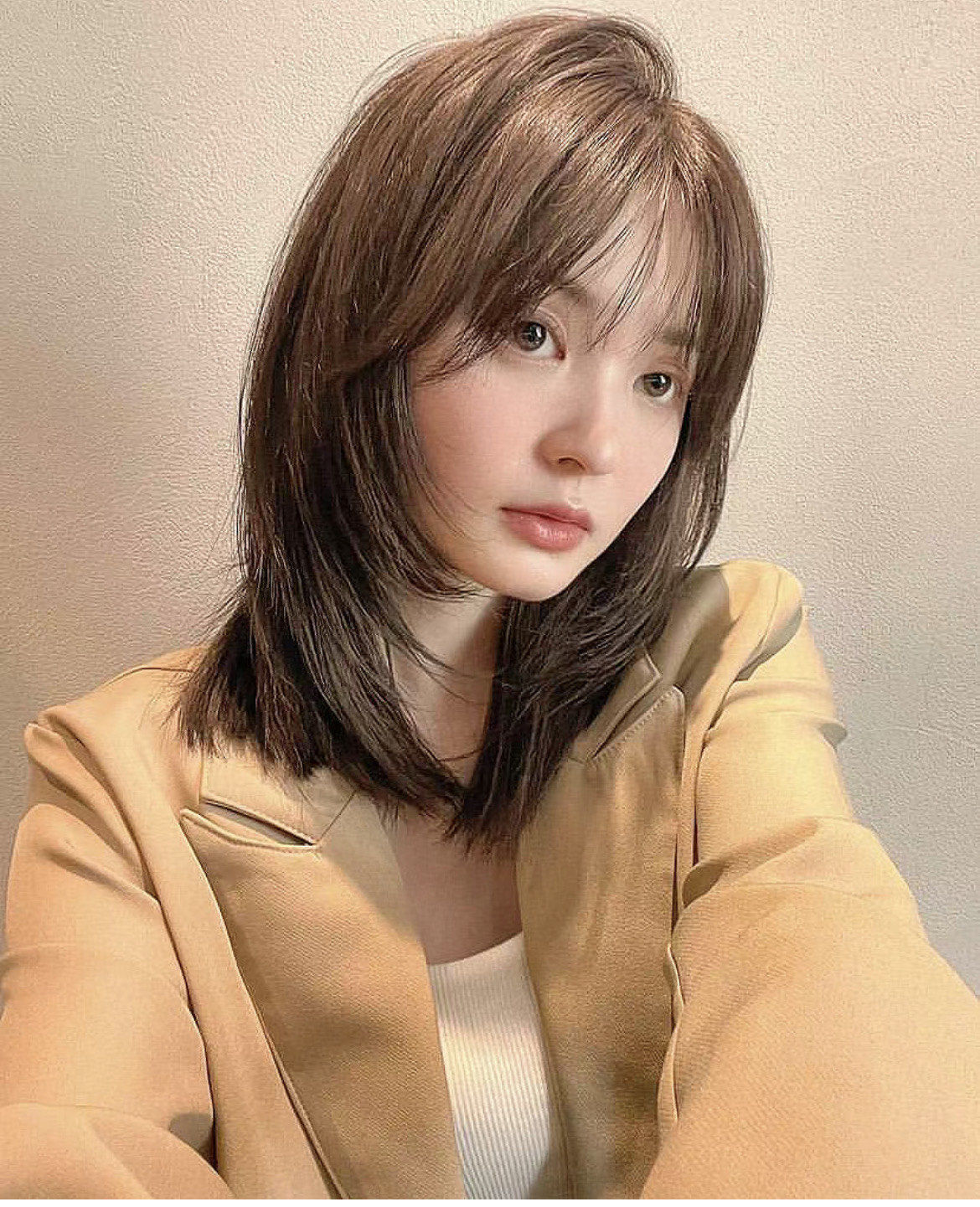 没有比这个发型更适合方脸圆脸的女生了\\n