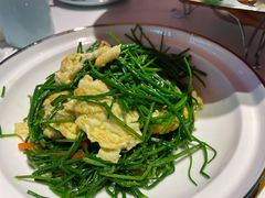 新疆沙葱炒鹅蛋-阿娜尔·新疆菜(宜家荟聚中心店)
